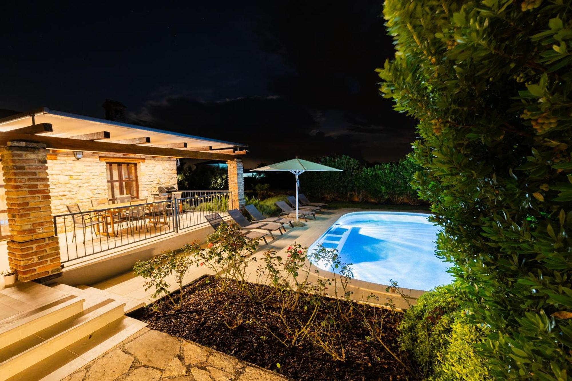Villa Jurinea In Istrien Mit Pool Barat  المظهر الخارجي الصورة