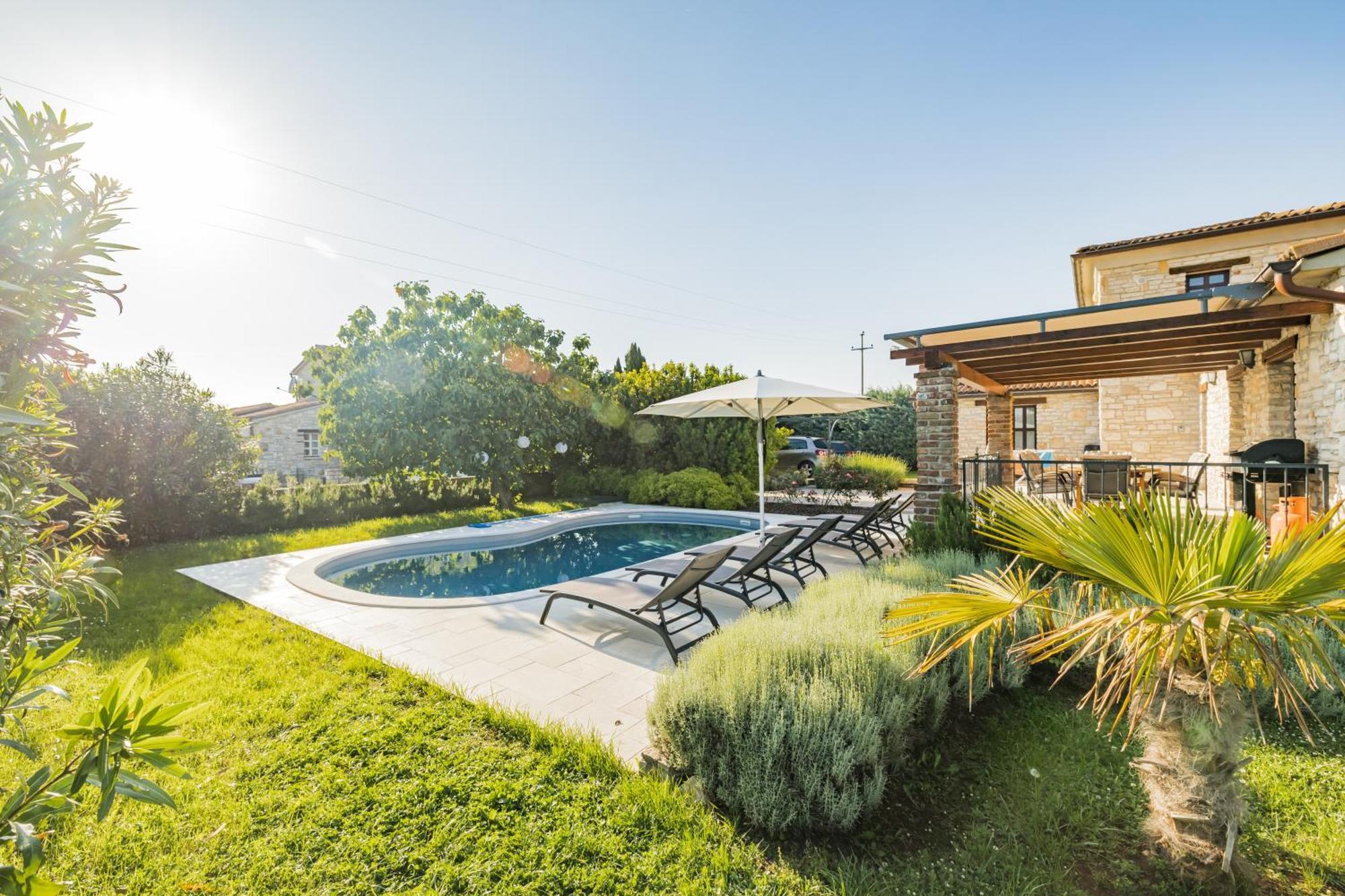 Villa Jurinea In Istrien Mit Pool Barat  المظهر الخارجي الصورة