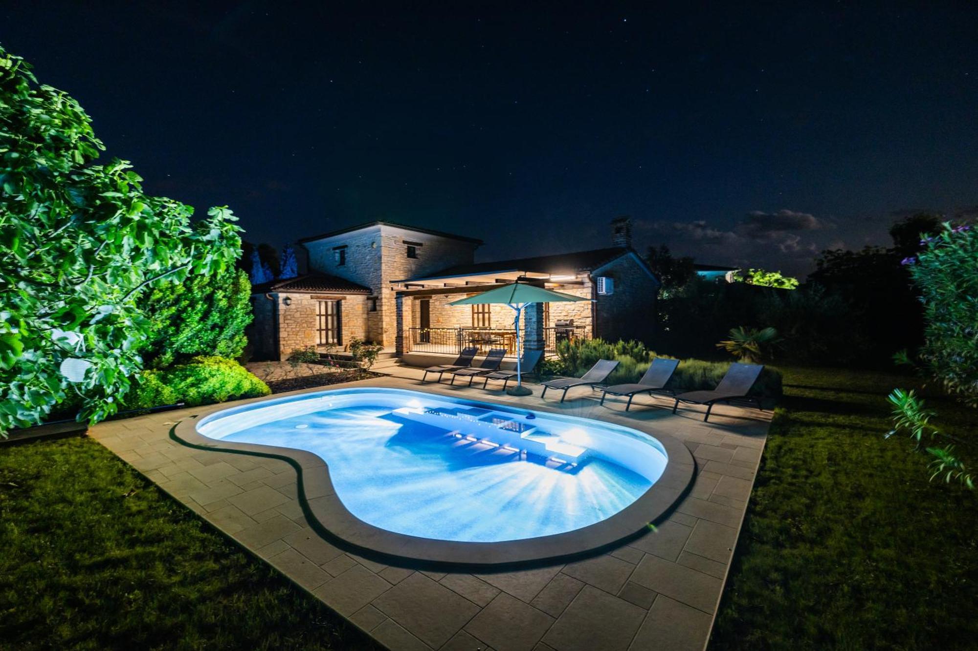 Villa Jurinea In Istrien Mit Pool Barat  المظهر الخارجي الصورة