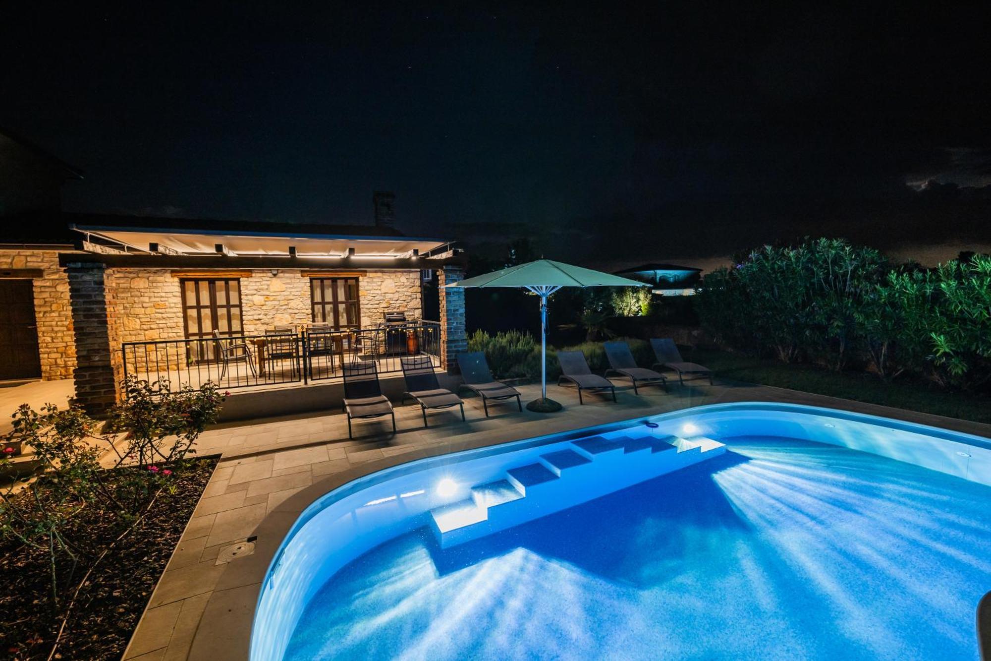 Villa Jurinea In Istrien Mit Pool Barat  المظهر الخارجي الصورة